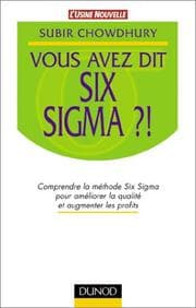 Tapa de Vous avez dit Six Sigma