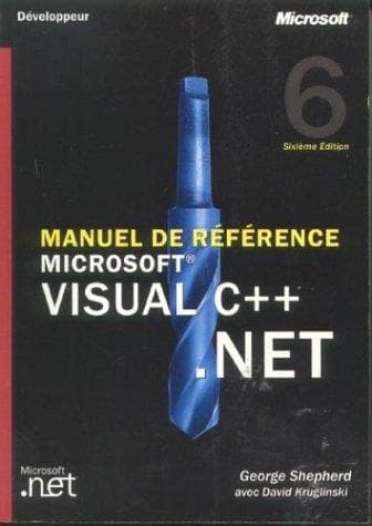 Tapa de Manuel de référence Microsoft Visual C++ .NET