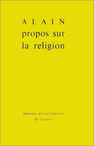 Tapa de Propos sur la religion