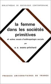 Tapa de La femme dans les sociétés primitives, et autres essais d'anthropologie sociale
