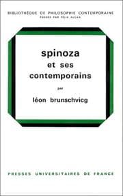 Tapa de Spinoza et ses contemporains, 4e édition