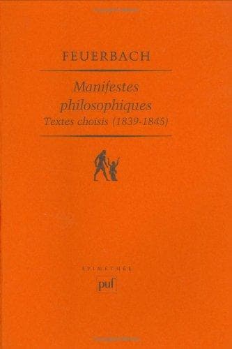Tapa de Manifestes philosophiques