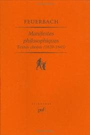 Tapa de Manifestes philosophiques