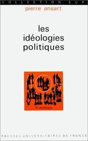 Tapa de Les Idéologies politiques, 1ère édition