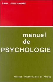 Tapa de Manuel de psychologie