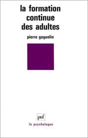 Tapa de La Formation continue des adultes