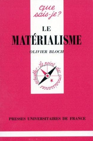 Tapa de Le Matérialisme
