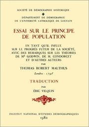 Tapa de Essai sur le principe de population