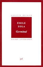 Tapa de Emile Zola, Germinal