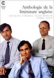 Tapa de Anthologie de la littérature anglaise
