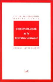 Tapa de Chronologie de la littérature française