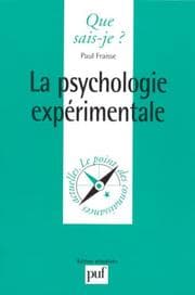 Tapa de La psychologie expérimentale