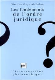 Tapa de Les fondements de l'ordre juridique