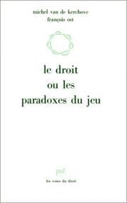 Tapa de Le droit ou les paradoxes du jeu