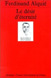 Tapa de Le Désir d'éternité