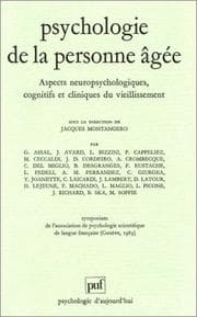 Tapa de Psychologie de la personne agée