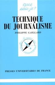 Tapa de Technique du journalisme