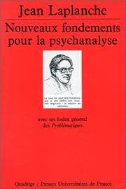 Tapa de Nouveaux fondements pour la psychanalyse