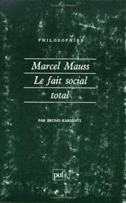 Tapa de Marcel Mauss