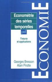 Tapa de Econométrie des séries temporelles