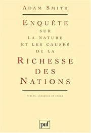 Tapa de La richesse des nations, coffret de 4 volumes