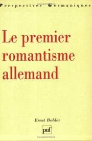 Tapa de Le Premier romantisme allemand