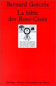 Tapa de La Bible des Rose-Croix