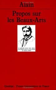 Tapa de Propos sur les Beaux-Arts