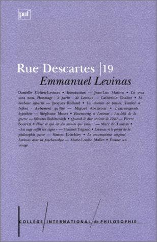 Tapa de Emmanuel Levinas