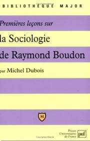 Tapa de Premières leçons sur "La Sociologie" de Raymond Boudon