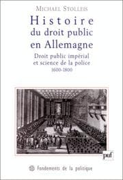 Tapa de Histoire du droit public en Allemagne