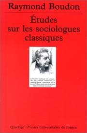 Tapa de Études sur les sociologues classiques