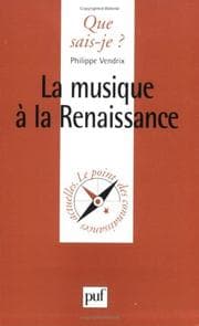 Tapa de La musique à la Renaissance