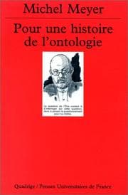 Tapa de Pour une histoire de l'ontologie