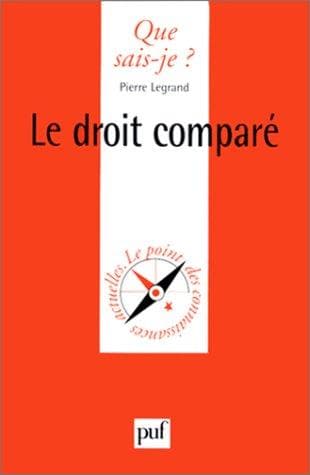 Tapa de Le droit comparé