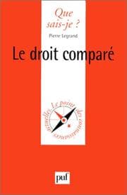 Tapa de Le droit comparé
