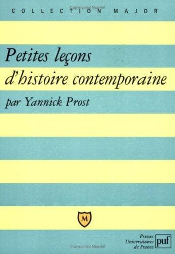 Tapa de Petites lecons d'histoire contempora