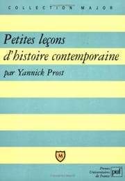 Tapa de Petites lecons d'histoire contempora