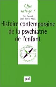 Tapa de Histoire contemporaine de la psychiatrie de l'enfant