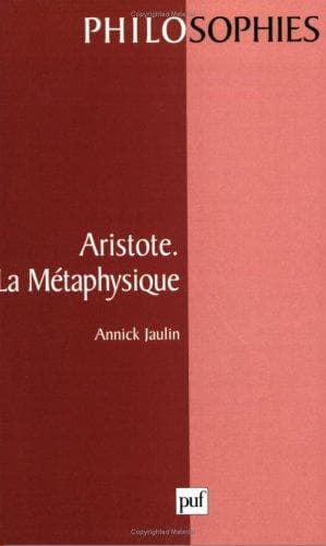 Tapa de Aristote, La métaphysique