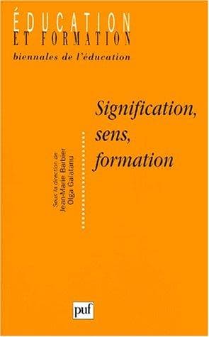 Tapa de Signification sens formation