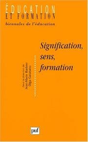 Tapa de Signification sens formation