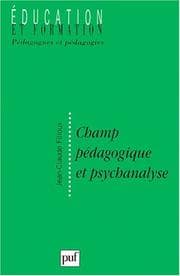 Tapa de Champ pedagogique et psychanalyse