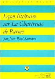 Tapa de Leçon littéraire sur La chartreuse de Parme de Stendhal