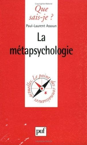 Tapa de La Métapsychologie
