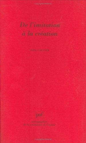 Tapa de De l'imitation à la création