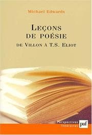 Tapa de Lecons de Poesie