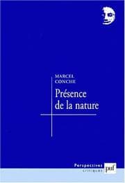 Tapa de Présence de la nature
