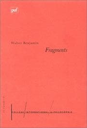 Tapa de Fragments philosophiques, politiques, critiques, littéraires