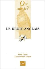 Tapa de Le Droit Anglais (French Edition)